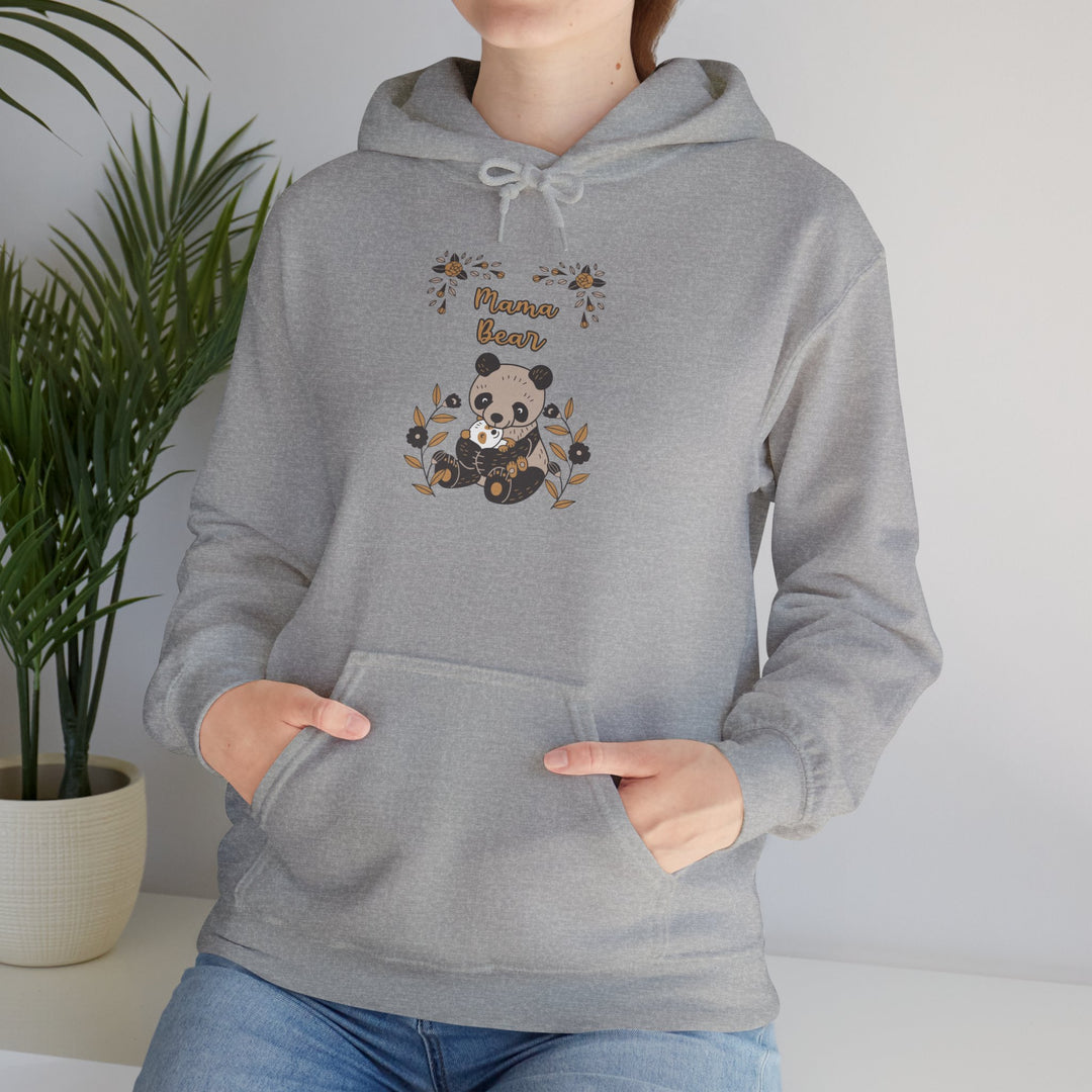 Mom's Unisex Hooded Sweatshirt - Mama Bear Design