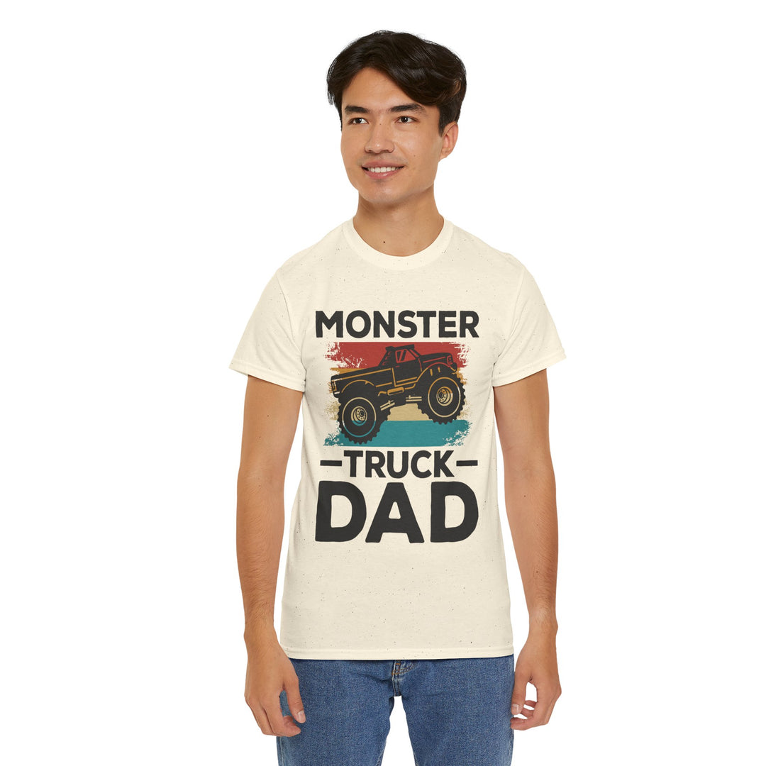 Dad's T-Shirt - Monster Truck Dad Design