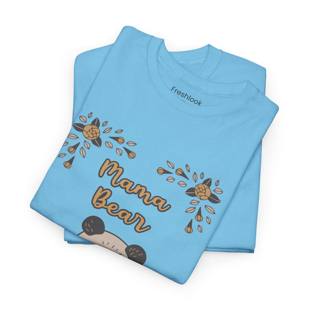 Mom T-Shirt - Mama Bear with Cute Panda Design