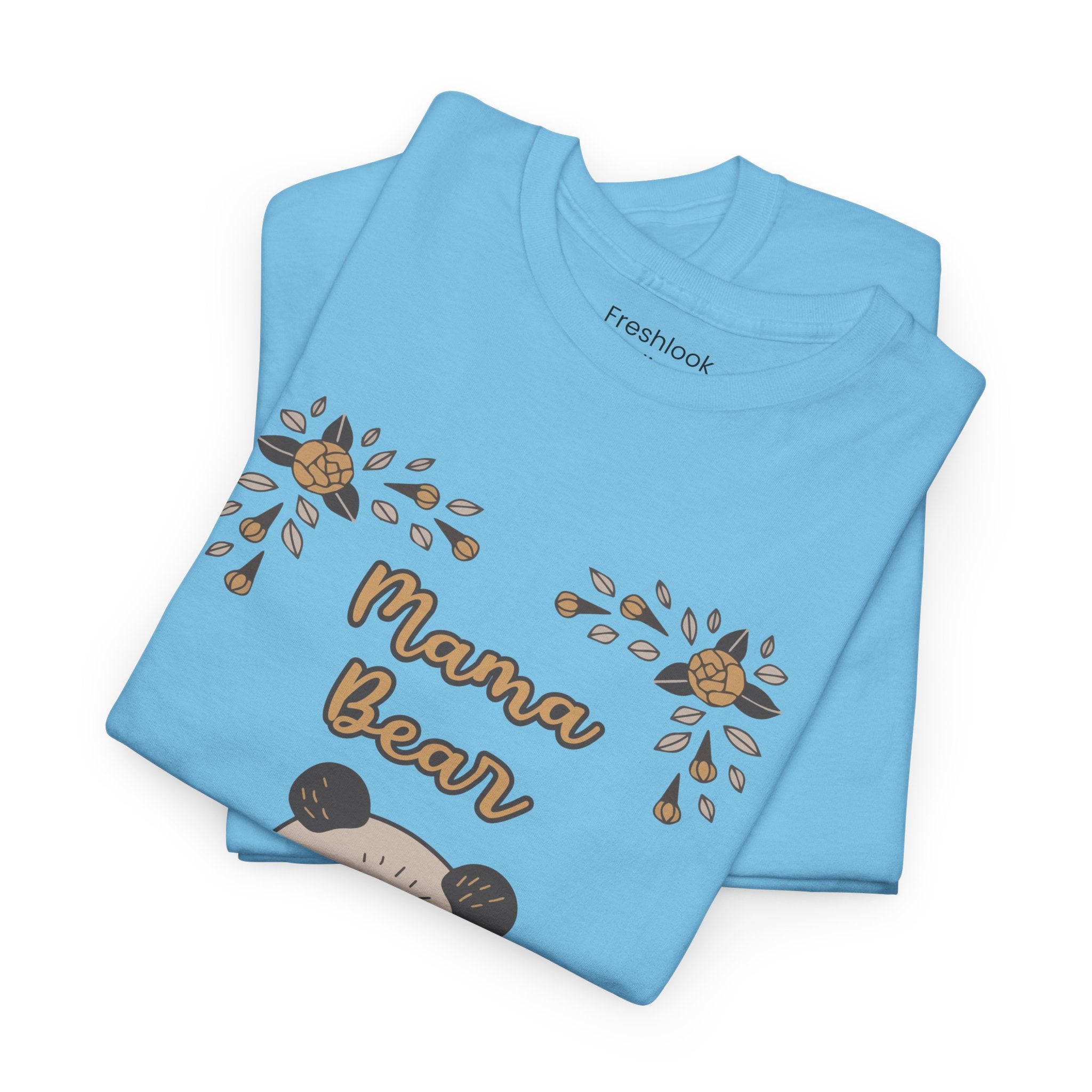 Mom T-Shirt - Mama Bear with Cute Panda Design