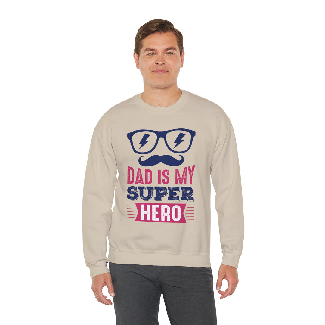 Dad’s Sweatshirt – Dad Is My Superhero Design