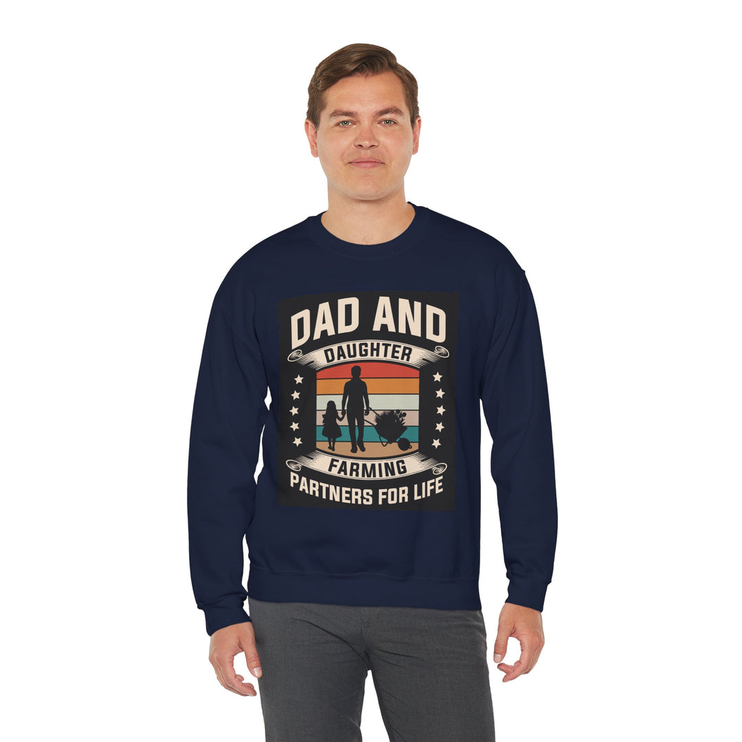 Dad’s Sweatshirt – Dad and Daughter Farming Partners For Life Design