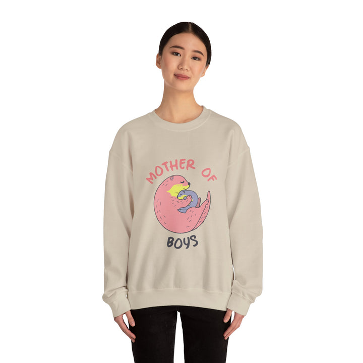 Mom's Sweatshirt - Mother of Boys Design