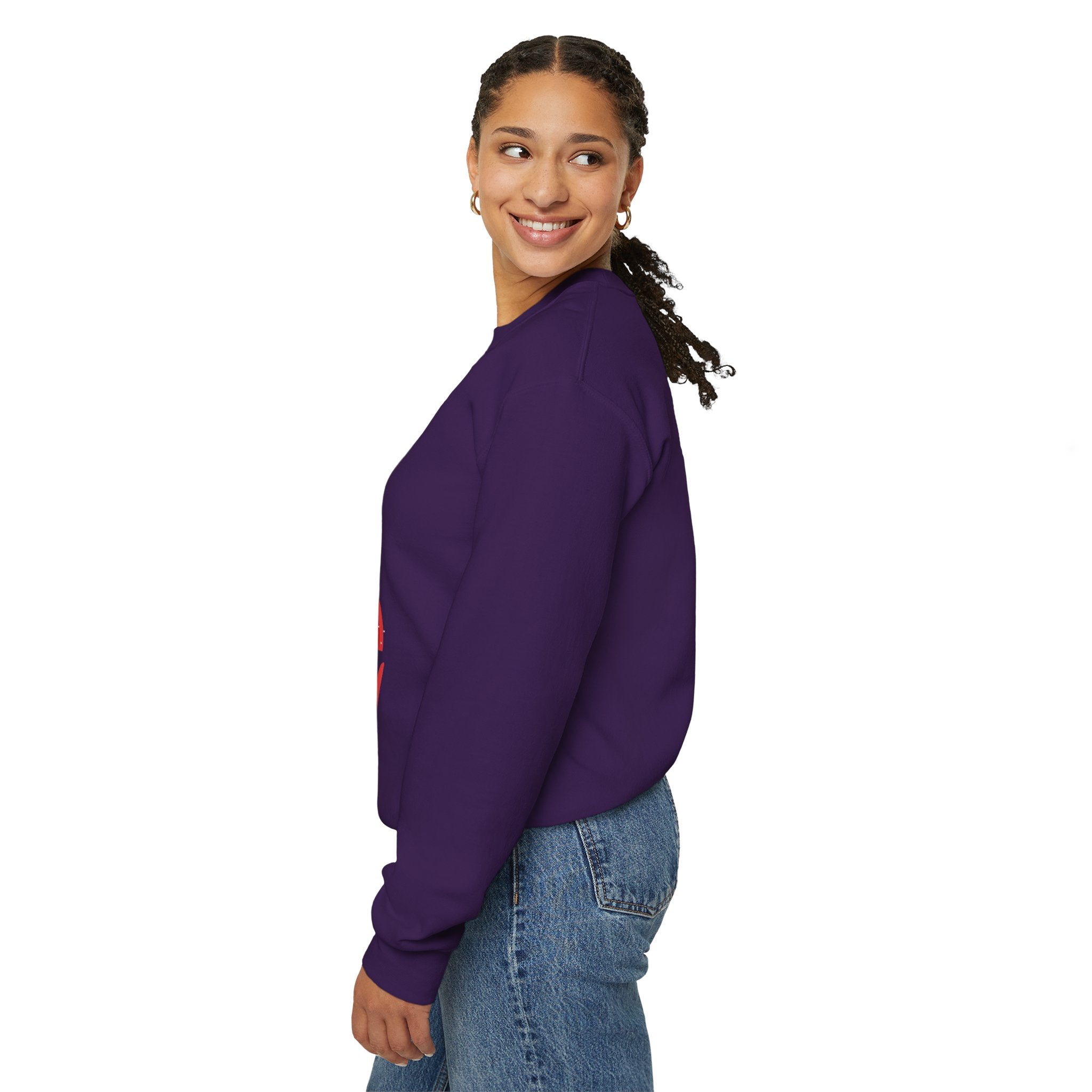 Mom Sweatshirt - Colorful MOMICORN Design