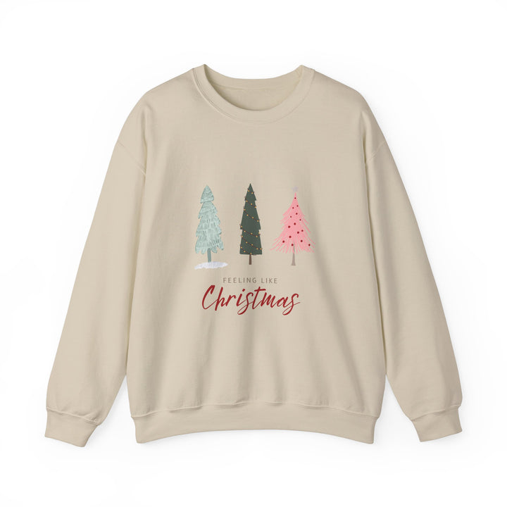 Feeling Like Christmas Crewneck Sweatshirt - Unisex Holiday Sweatshirt