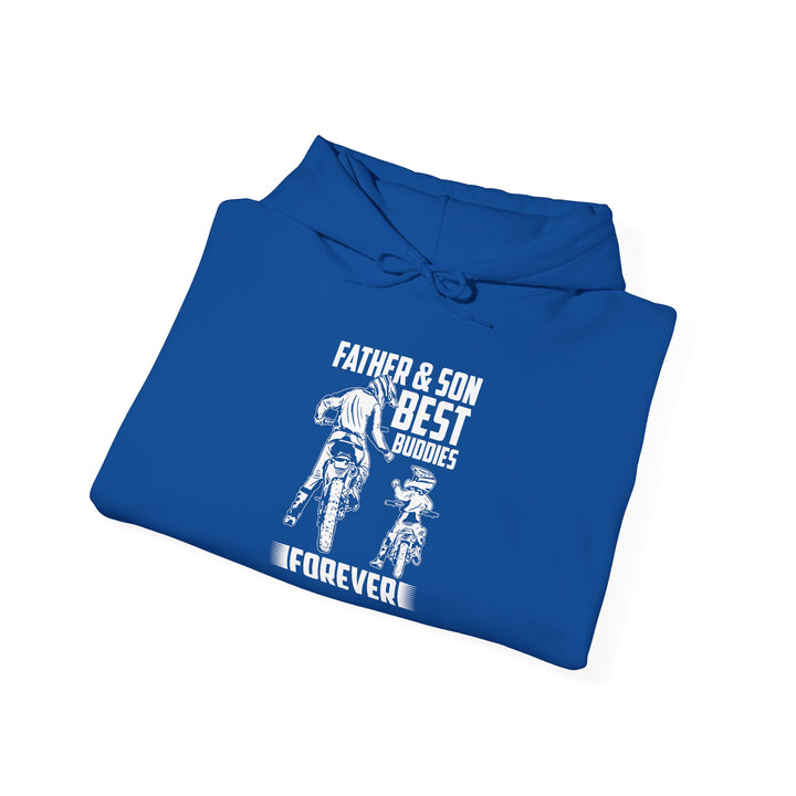 Dad’s Hooded Sweatshirt – Father & Son Best Buddies Forever Design