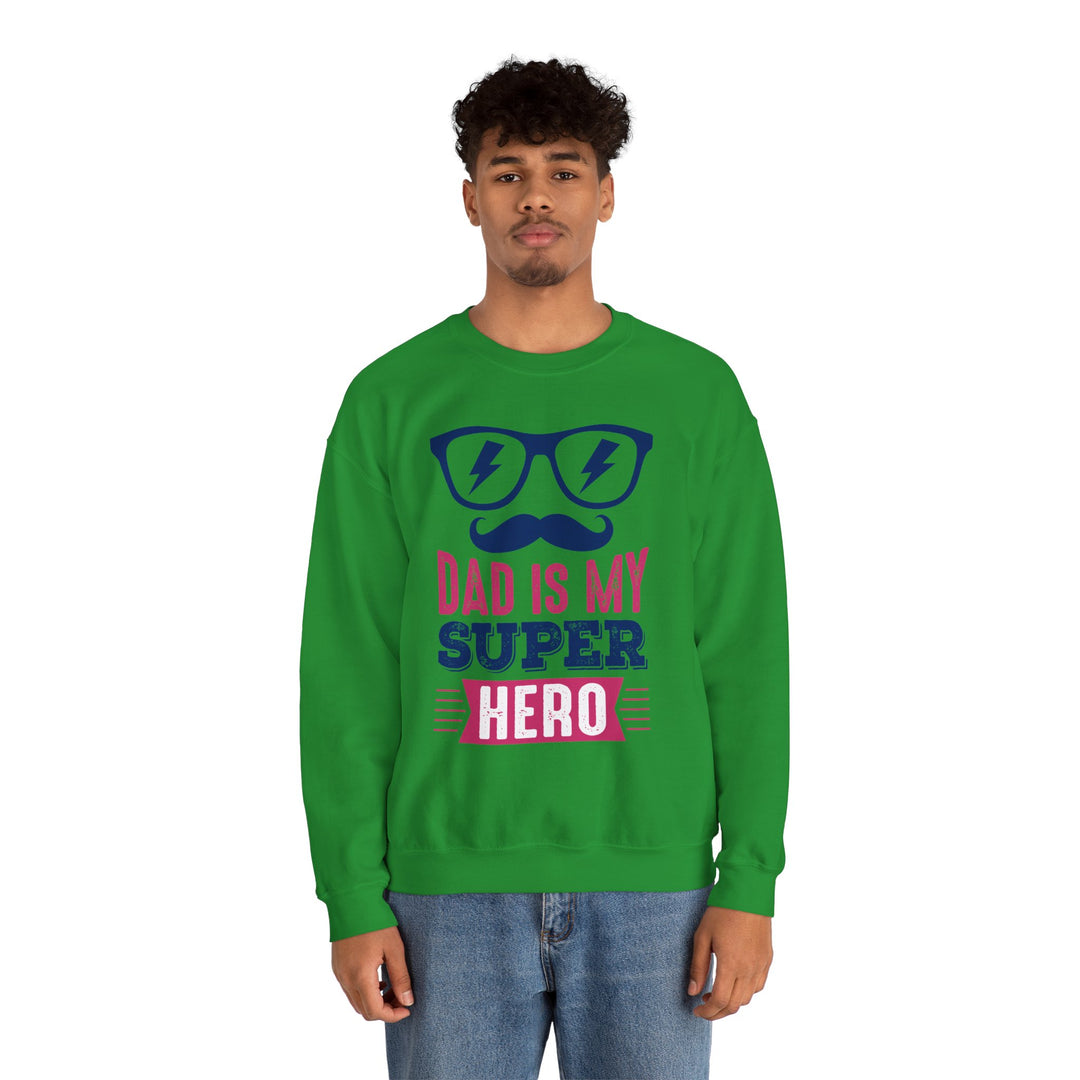 Dad’s Sweatshirt – Dad Is My Superhero Design