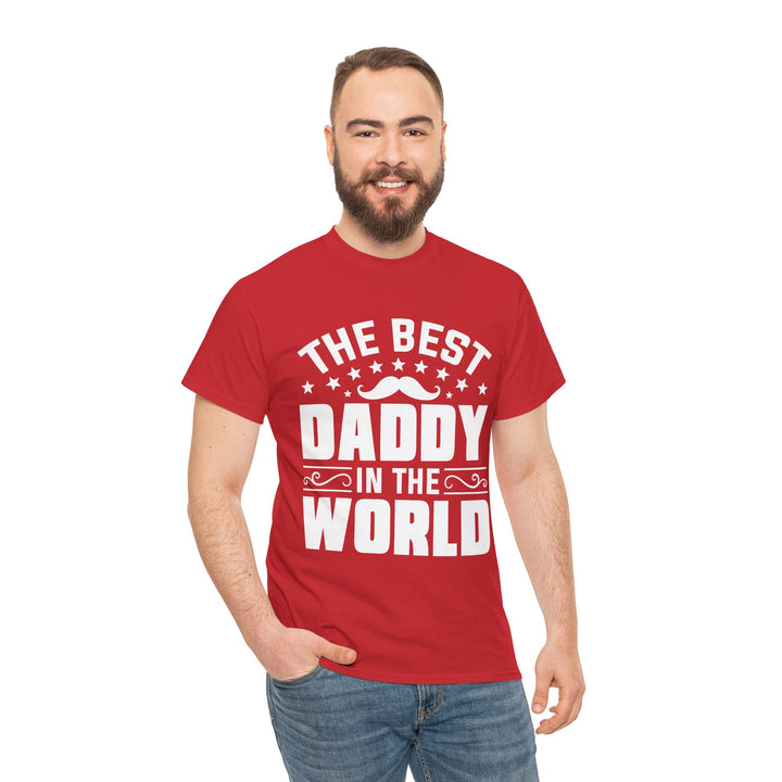 Dad's T-Shirt - The Best Daddy In The World Design