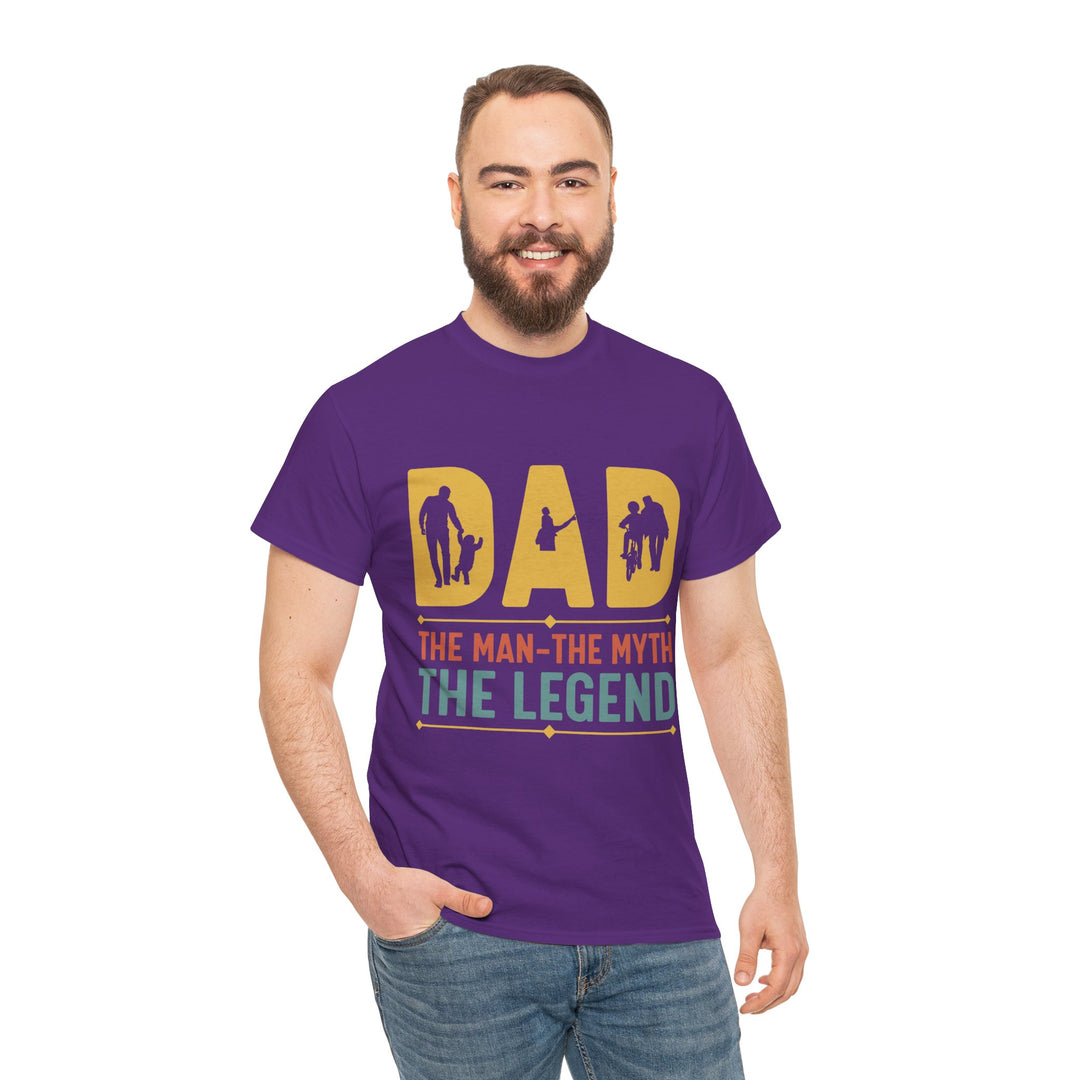 Dad's T-Shirt - Dad The Man The Myth The Legend Design