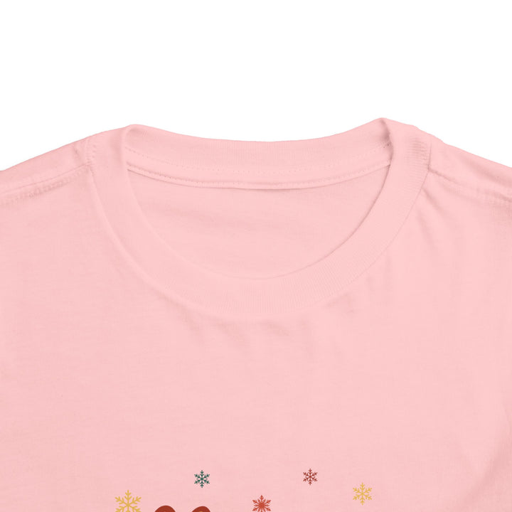 Toddler Christmas Tee — "Merry Christmas and Happy New Year" Holiday Shirt