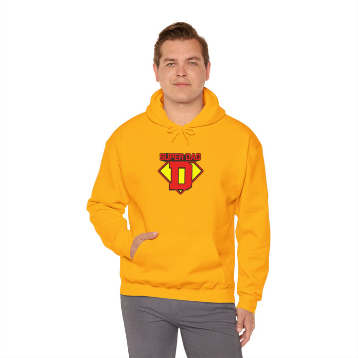 Dad’s Hooded Sweatshirt – Super Dad Design