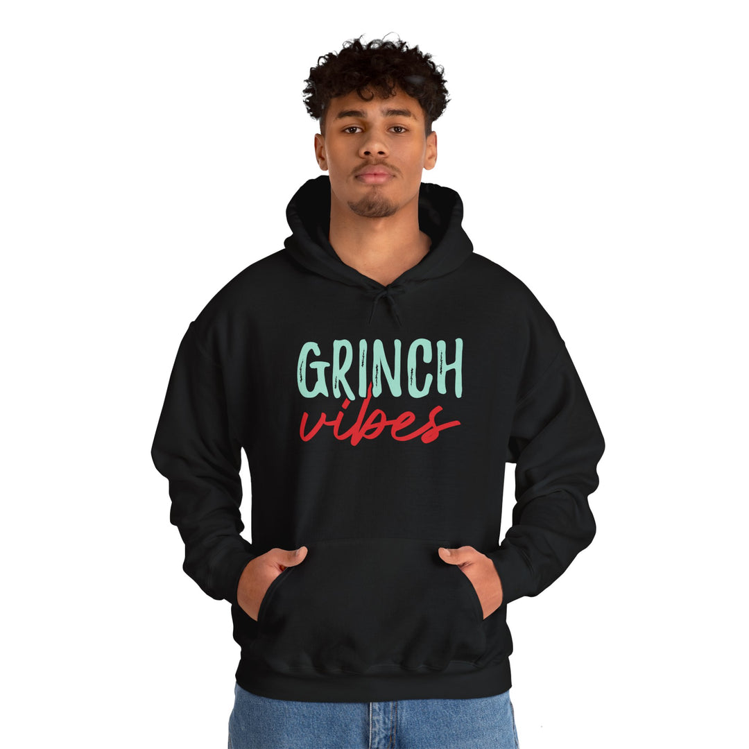 Grinch Vibes Unisex Hoodie - Cozy Holiday Sweatshirt for Christmas Spirit