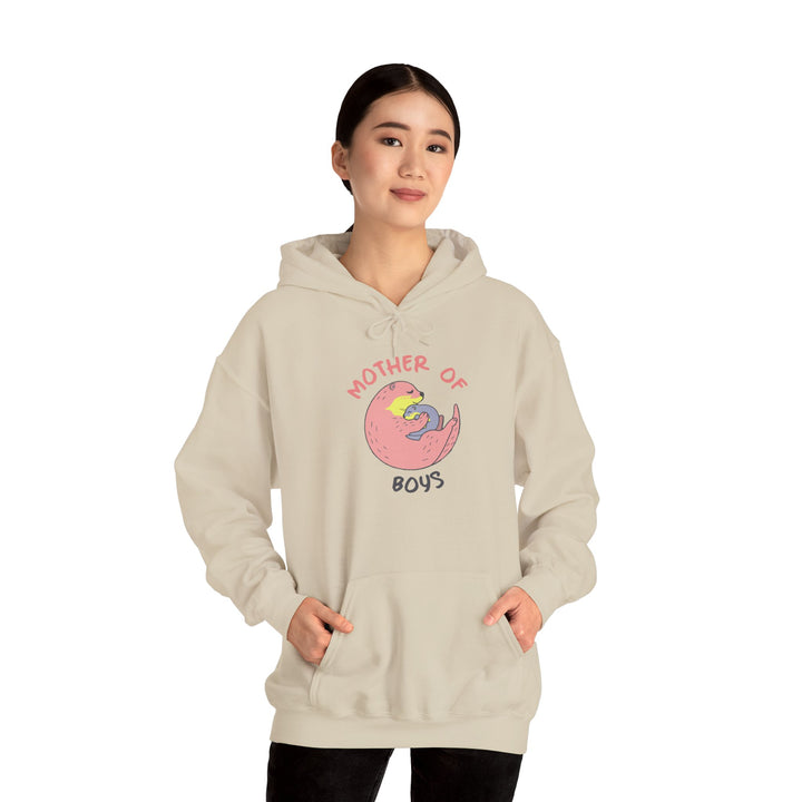Mom's Unisex Hooded Sweatshirt – Mother of Boys Design