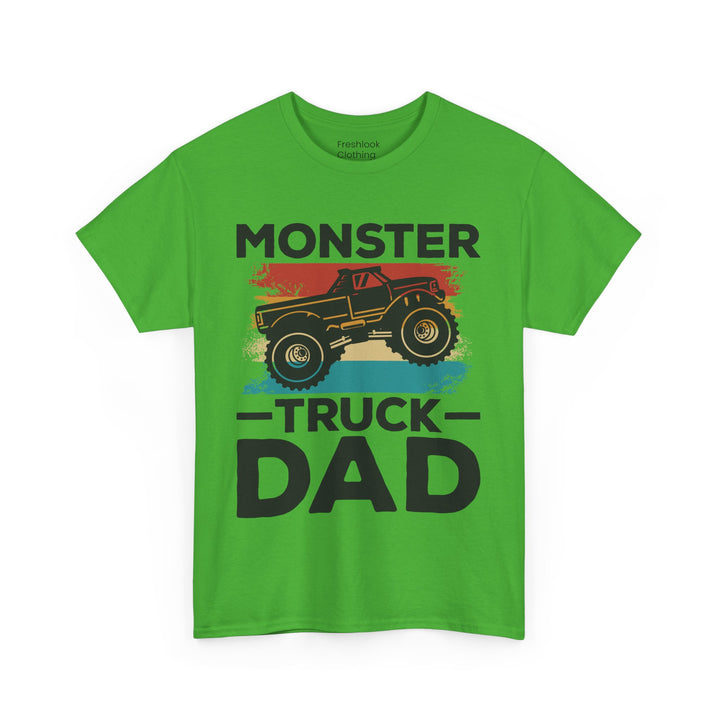 Dad's T-Shirt - Monster Truck Dad Design