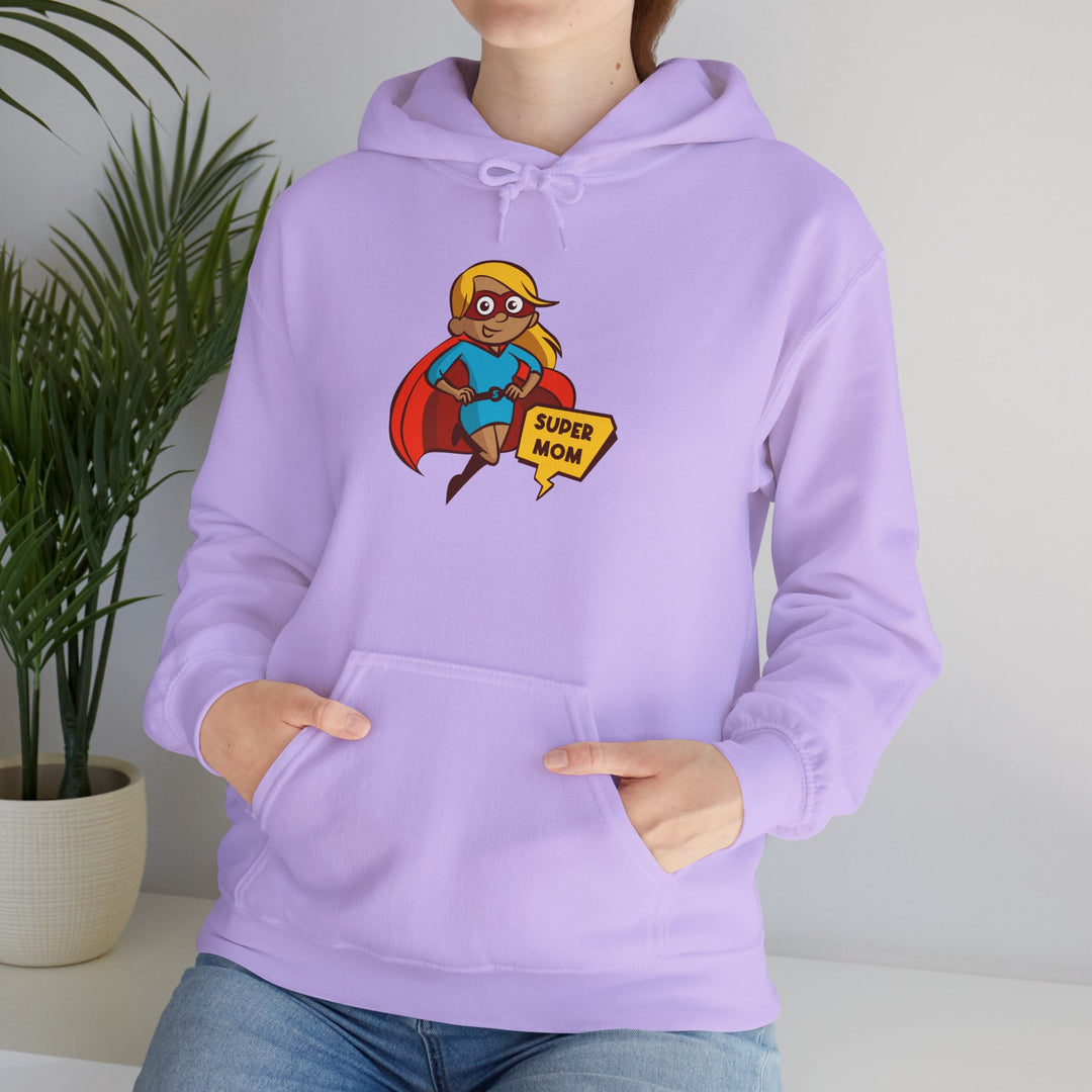 Mom's Unisex Hooded Sweatshirt - Super Mom Design