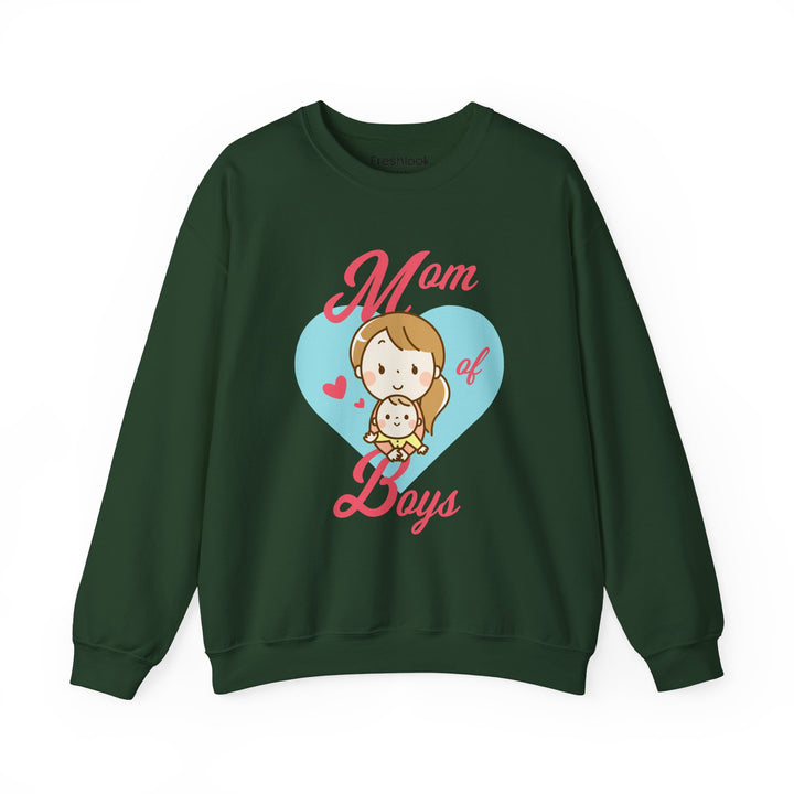 Mom's Sweatshirt - Mom of Boys Design