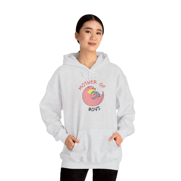 Mom's Unisex Hooded Sweatshirt – Mother of Boys Design