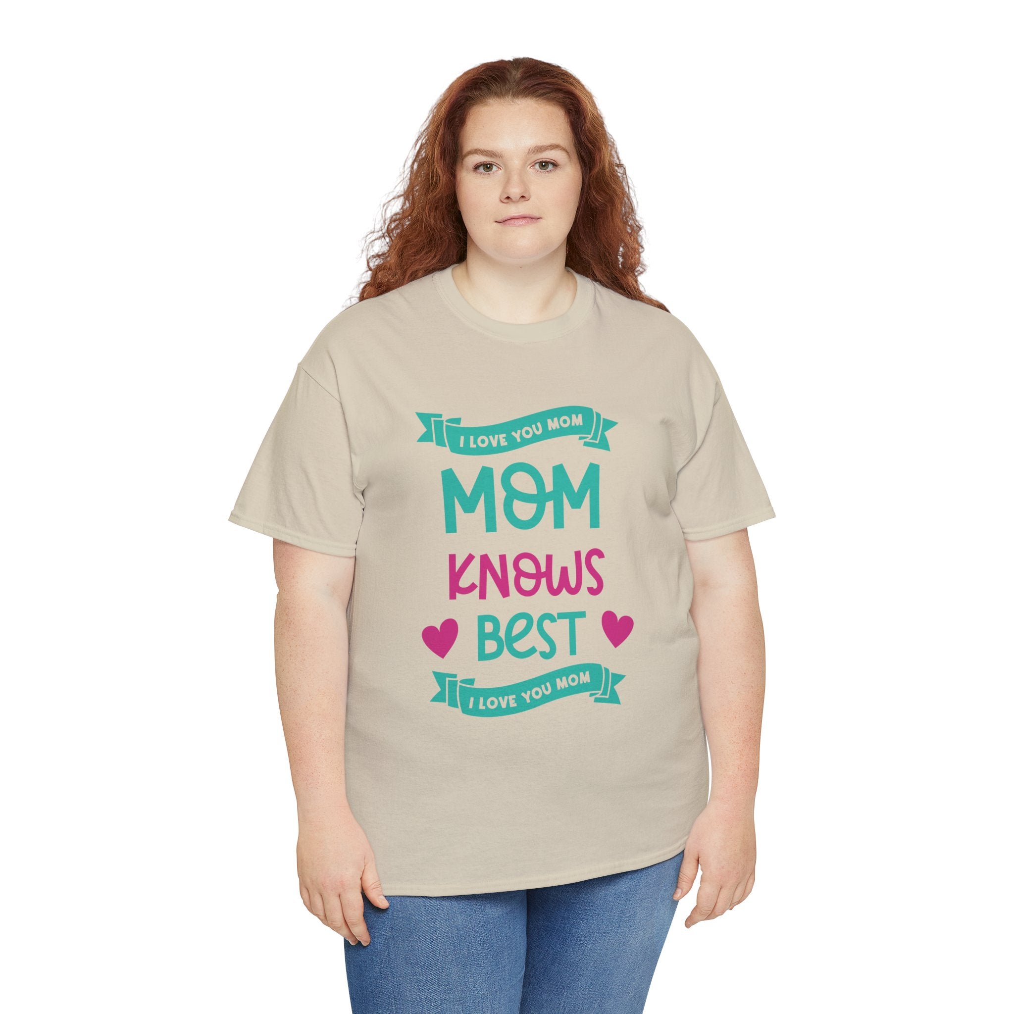 Mom T-Shirt – Mom Knows Best – I Love You Mom Design