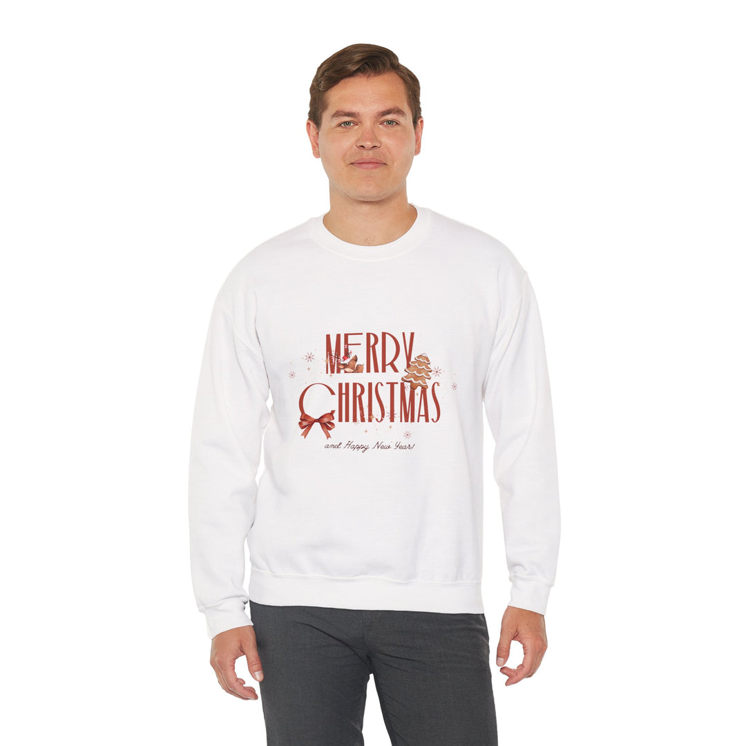 Merry Christmas Crewneck Sweatshirt – Vintage Holiday Graphic