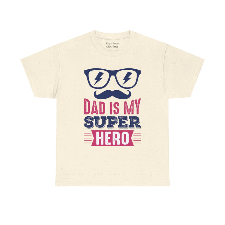 Dad's T-Shirt - Dad Is My Superhero Design