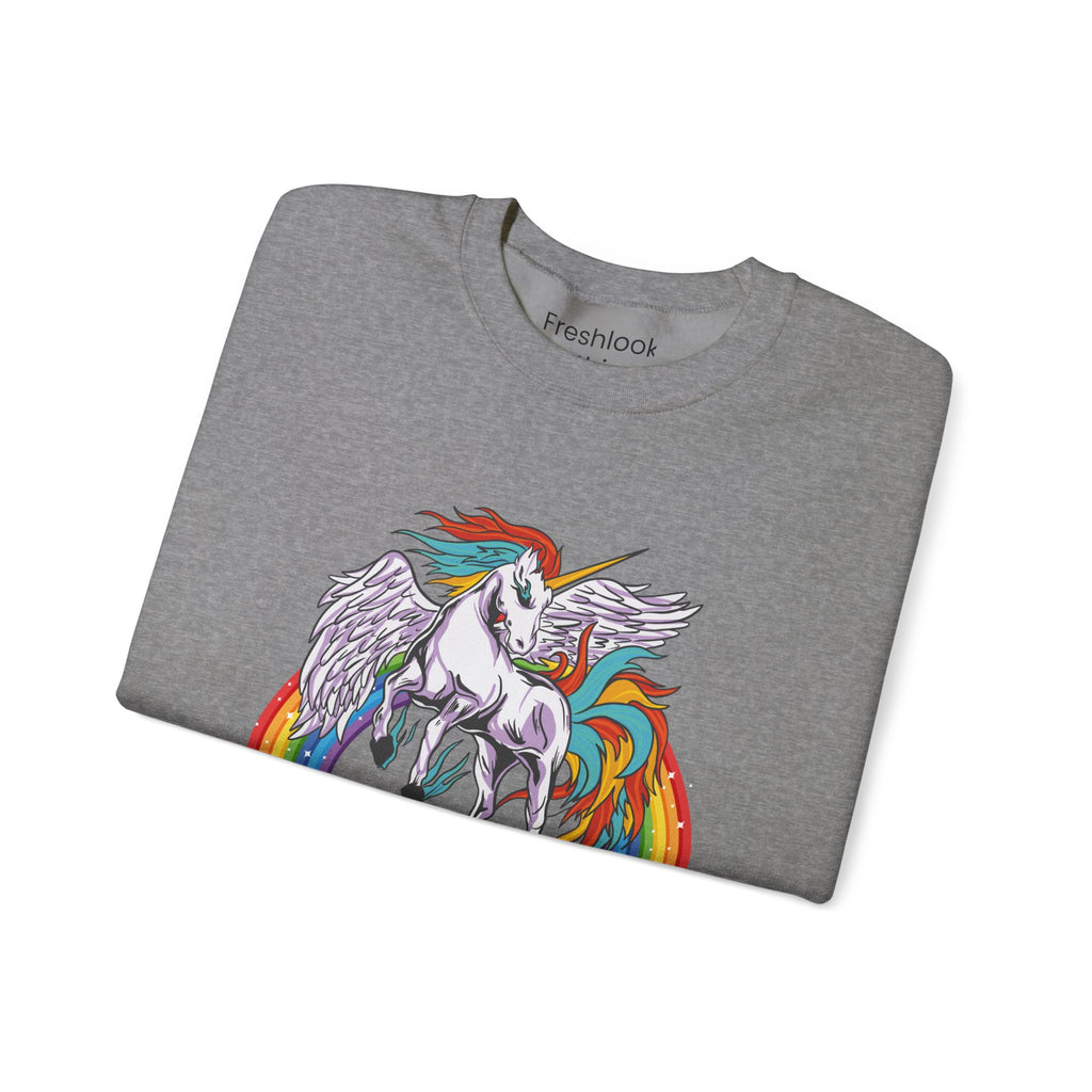 Mom Sweatshirt - Colorful MOMICORN Design