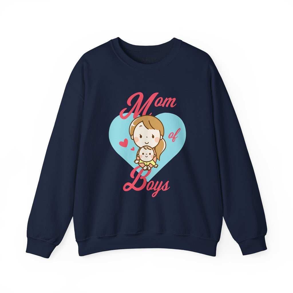 Mom Sweatshirt - Mom of Boys Design