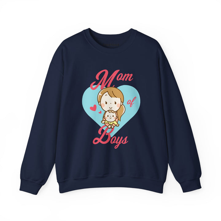 Mom's Sweatshirt - Mom of Boys Design