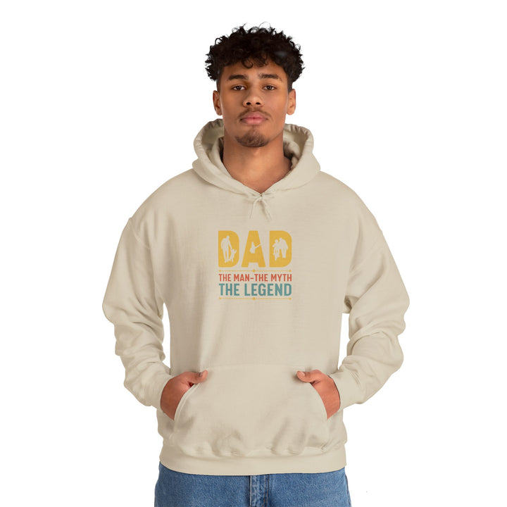 Dad’s Hooded Sweatshirt – Dad The Man The Myth The Legend Design