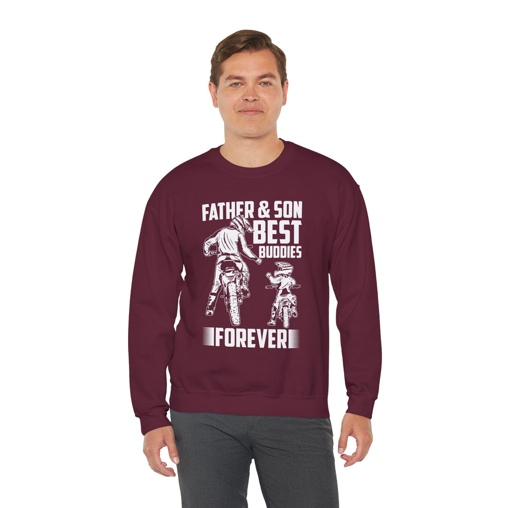 Dad’s Sweatshirt – Father & Son Best Buddies Forever Design