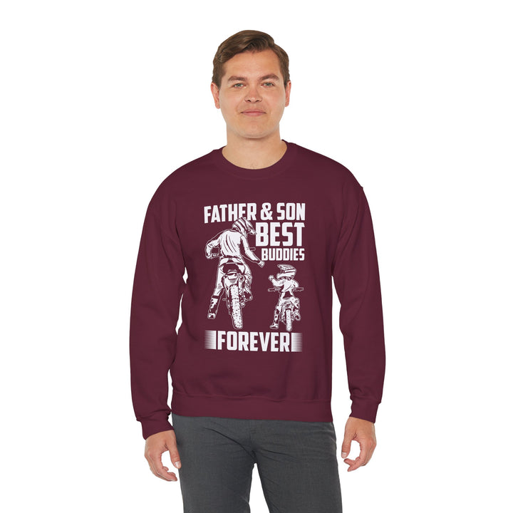 Dad’s Sweatshirt – Father & Son Best Buddies Forever Design