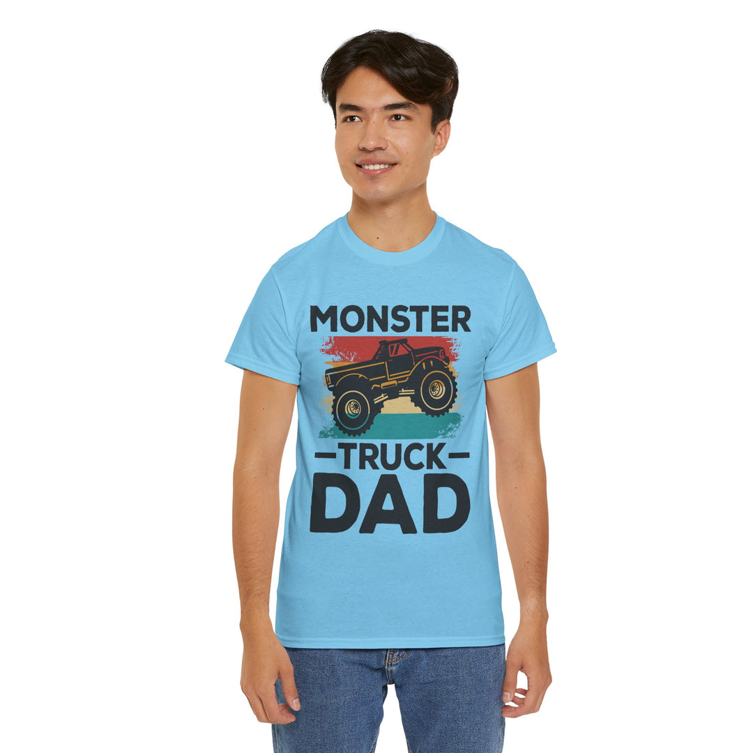 Dad's T-Shirt - Monster Truck Dad Design