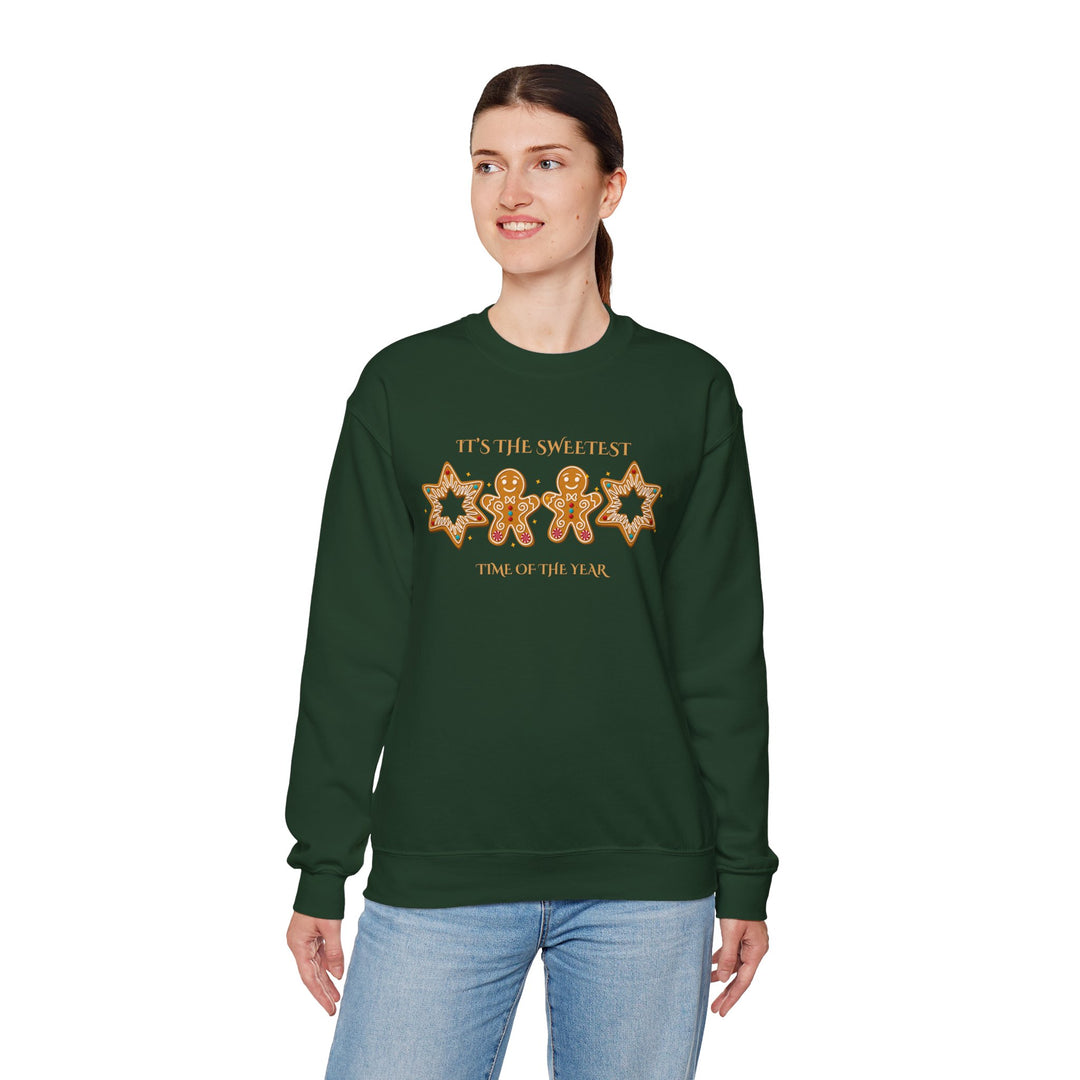 Sweatshirt - "It's the Sweetest Time of the Year" Gingerbread Holiday Crewneck