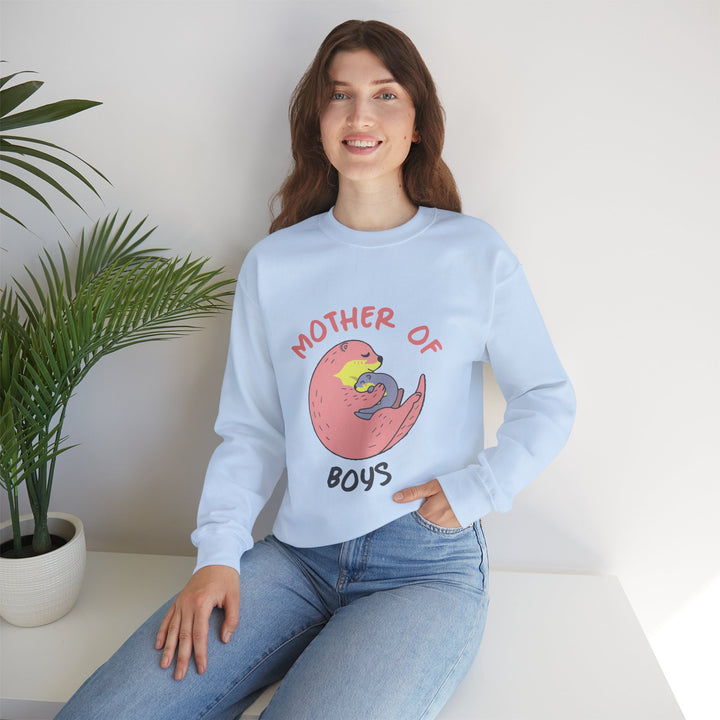 Mom's Sweatshirt - Mother of Boys Design