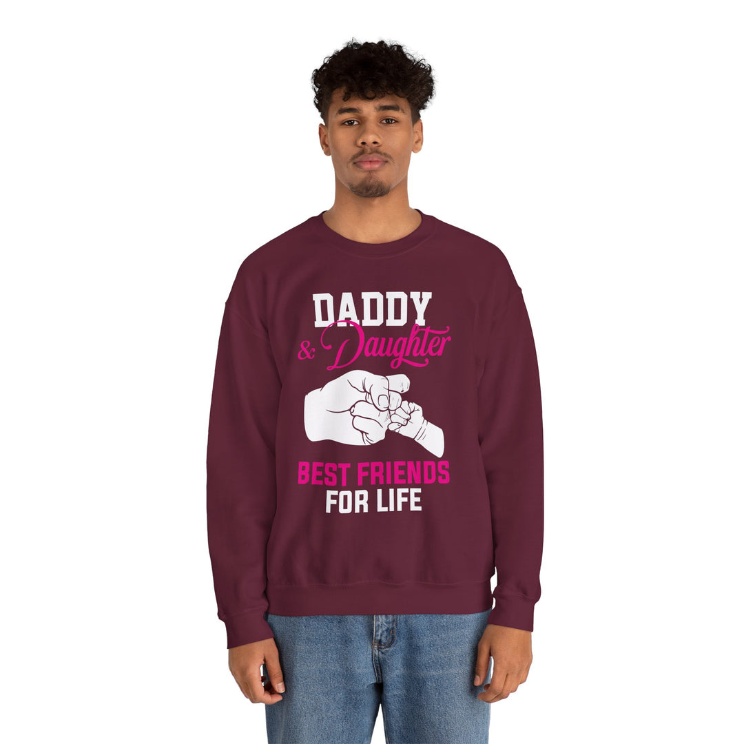 Dad’s Sweatshirt – Daddy & Daughter Best Friends For Life Design