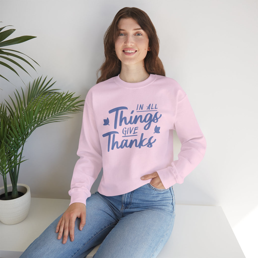In All Things Give Thanks Design
