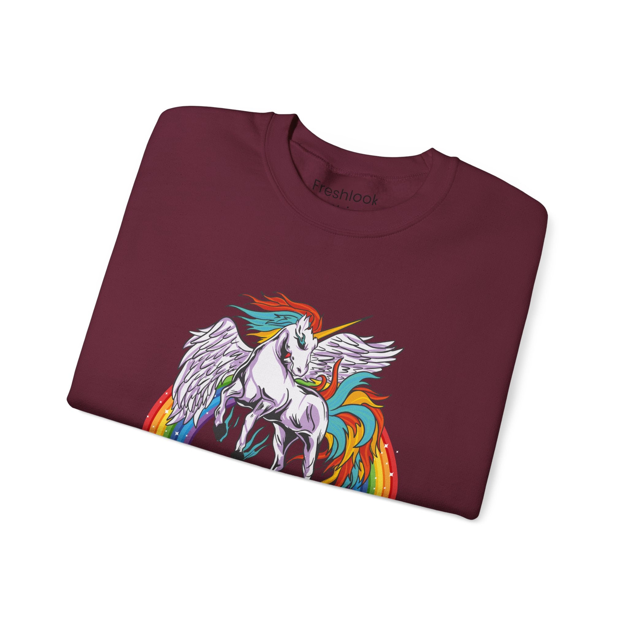 Mom Sweatshirt - Colorful MOMICORN Design