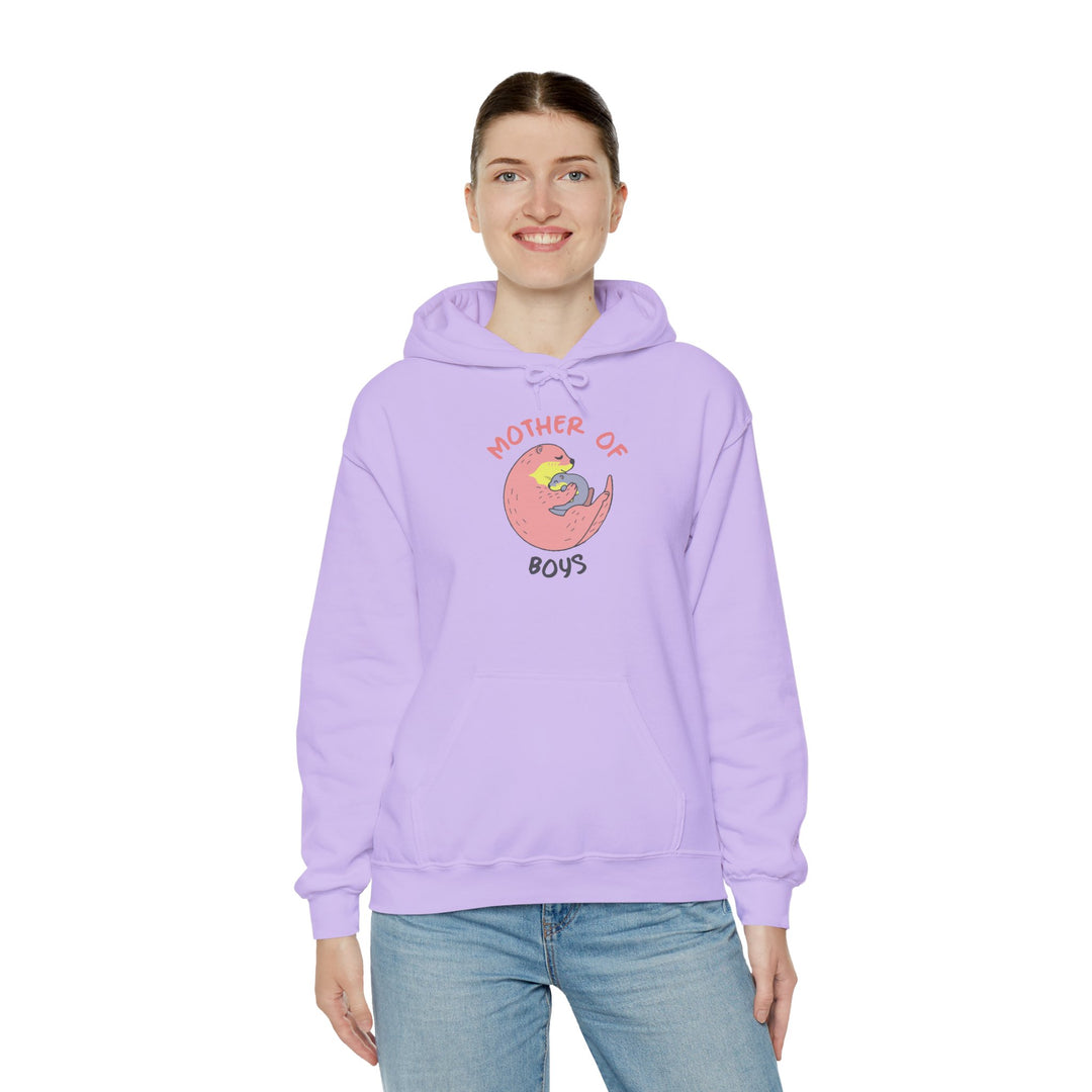 Mom's Unisex Hooded Sweatshirt – Mother of Boys Design