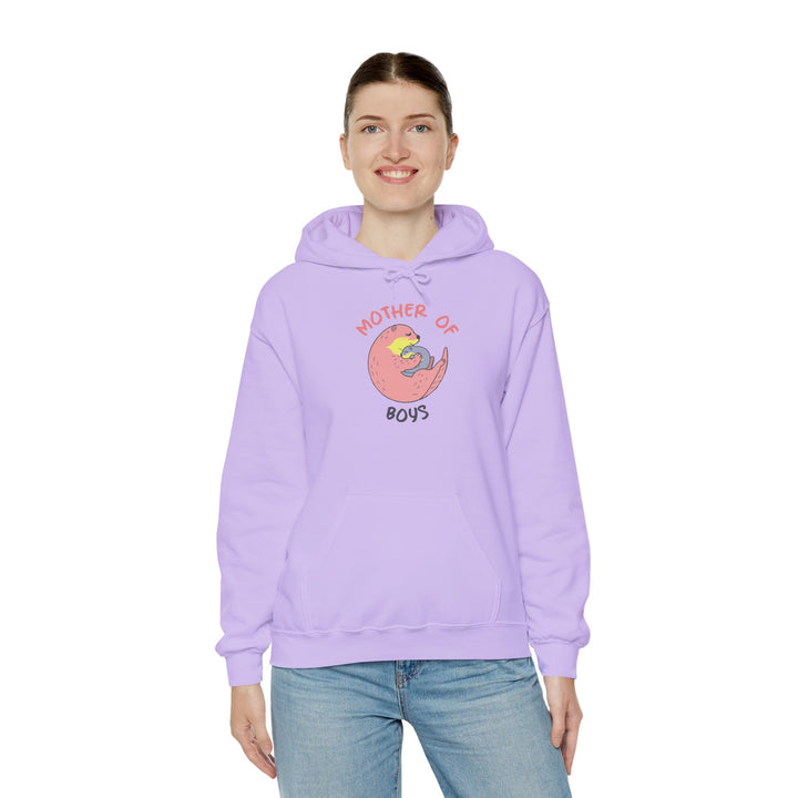 Mom's Unisex Hooded Sweatshirt – Mother of Boys Design