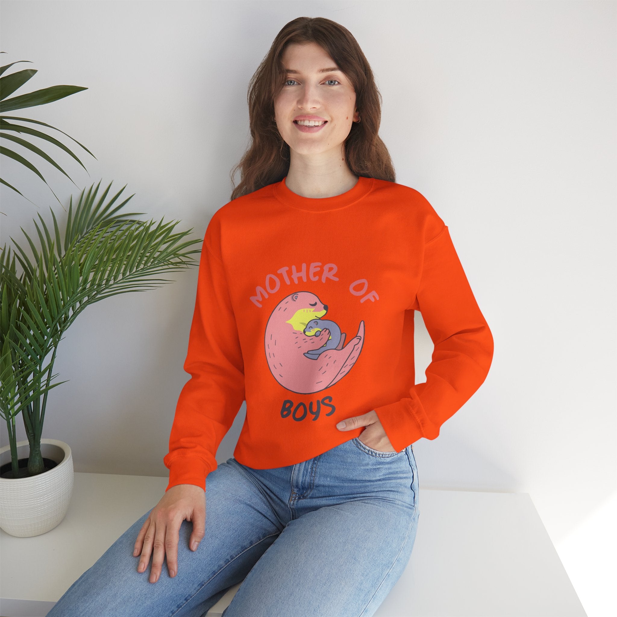 Mom Sweatshirt - Mother of Boys Design
