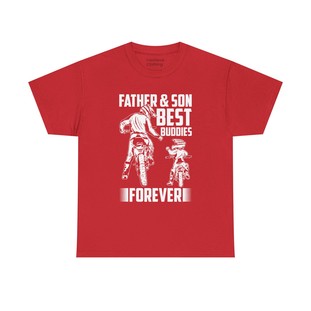 Dad's T-Shirt - Father & Son Best Buddies Forever Design