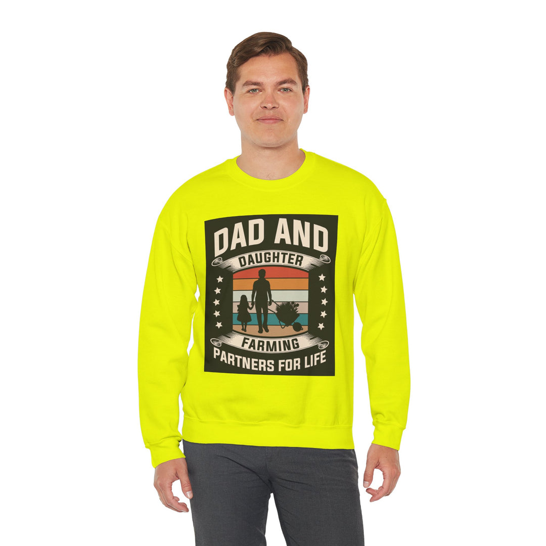 Dad’s Sweatshirt – Dad and Daughter Farming Partners For Life Design