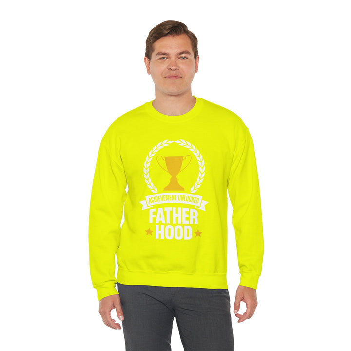 Dad’s Sweatshirt – Achievement Unlocked Fatherhood Design