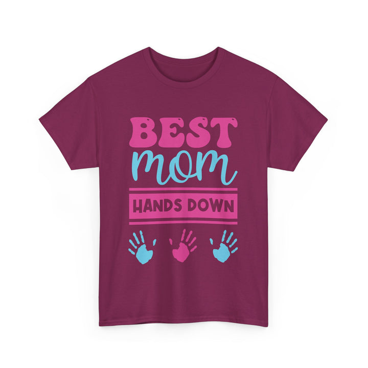 Mom T-Shirt - Best Mom Hands Down Design