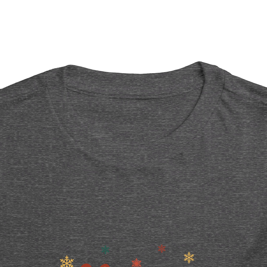 Toddler Christmas Tee — "Merry Christmas and Happy New Year" Holiday Shirt