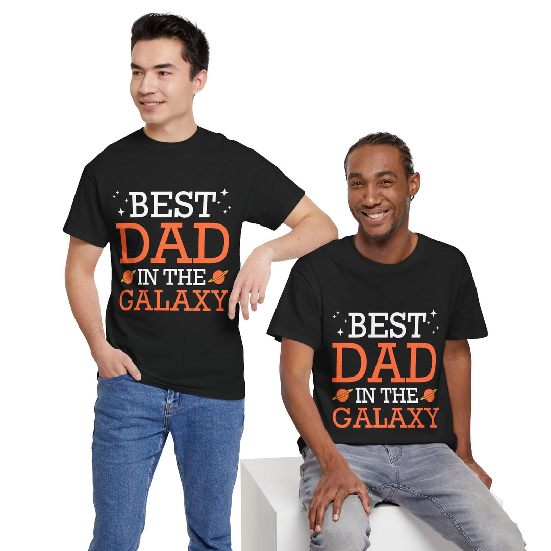 Dad's T-Shirt - Best Dad in the Galaxy Design