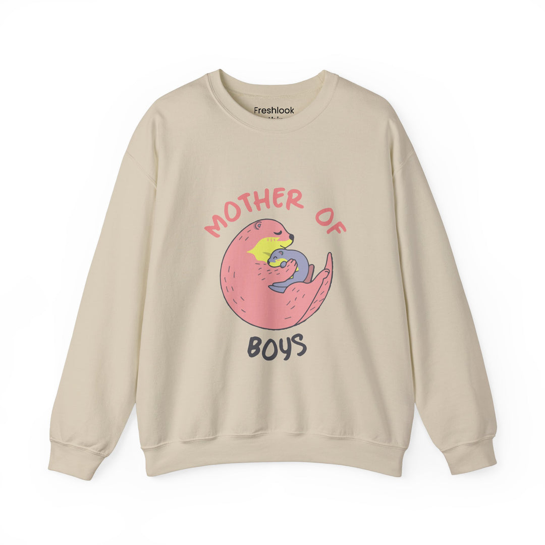 Mom's Sweatshirt - Mother of Boys Design