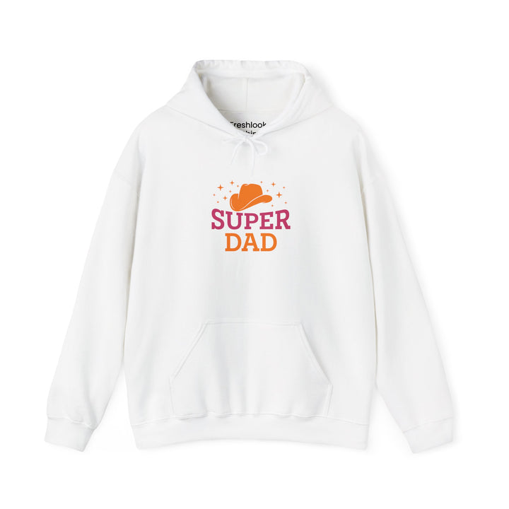 Dad’s Hooded Sweatshirt – Super Dad Design