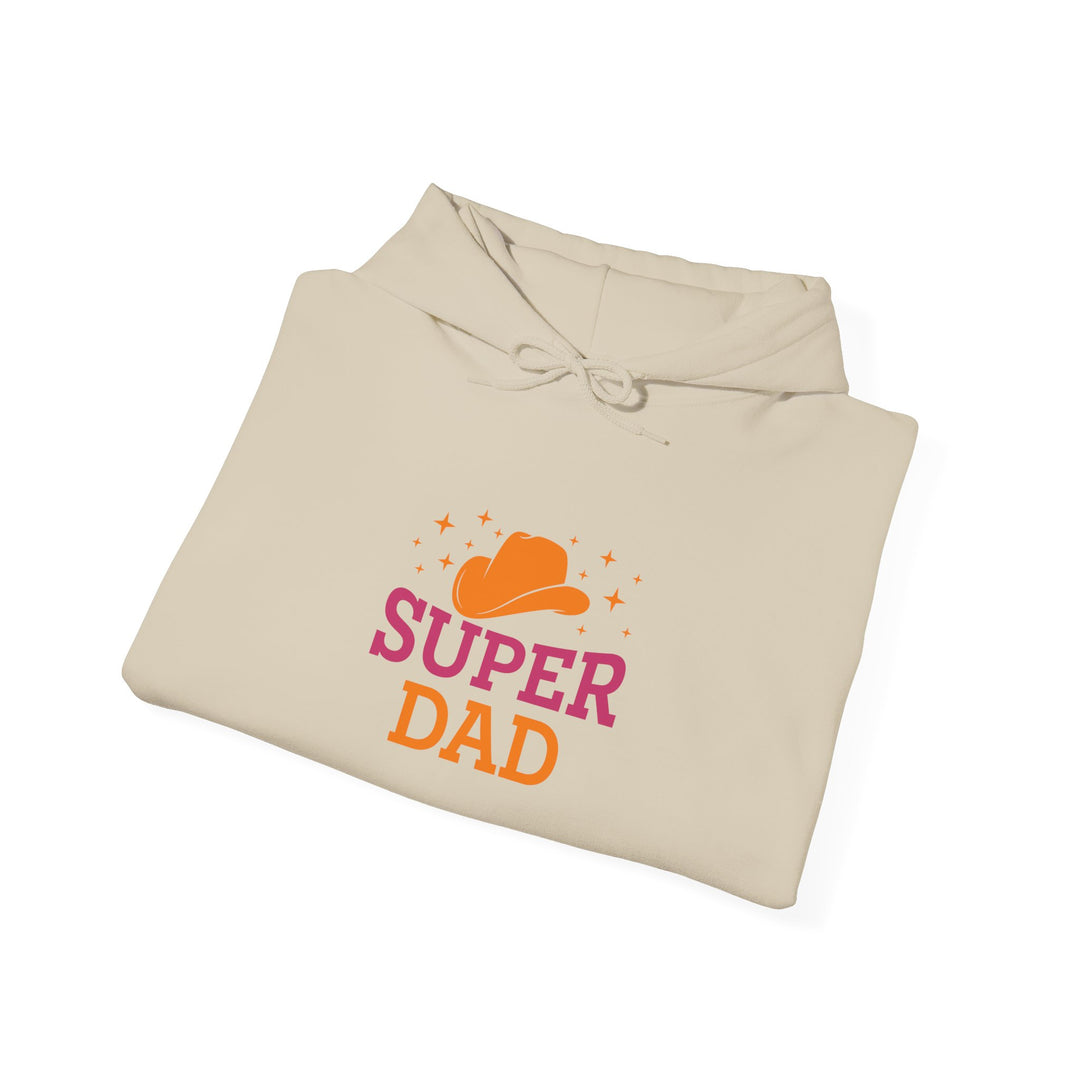 Dad’s Hooded Sweatshirt – Super Dad Design