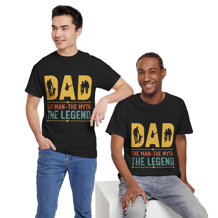 Dad's T-Shirt - Dad The Man The Myth The Legend Design