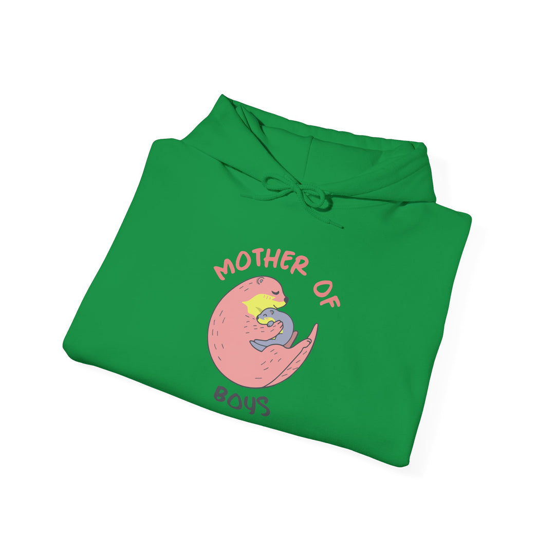 Mom's Unisex Hooded Sweatshirt – Mother of Boys Design